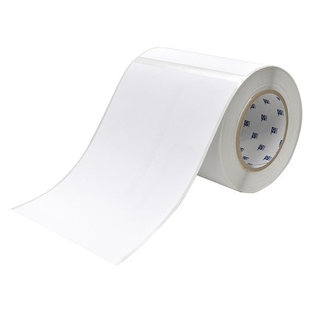 Brady Pre-Cut Label Stock Roll, White, Matte J50-267-2585