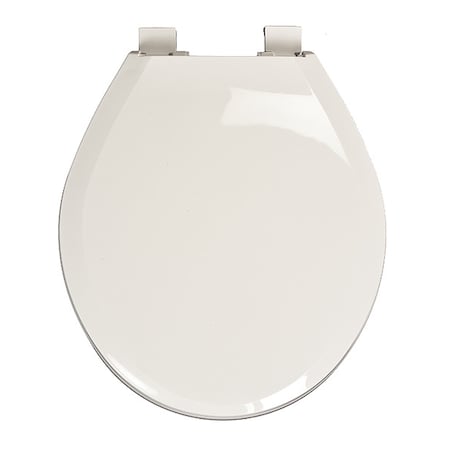 Centoco Toilet Seat, Round, White 4100LC-001