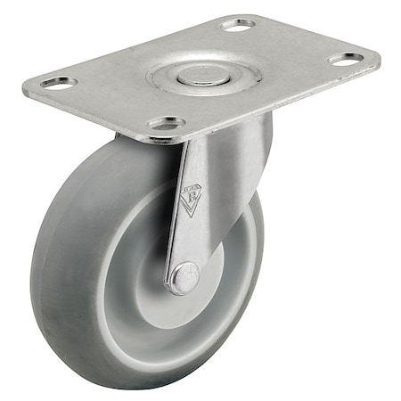 Shepherd Hardware 5" X 15/16" Non-Marking Monotech (Donut) Swivel Caster, No Brake, Loads Up To 160 lb PRE50120ZN-MNT