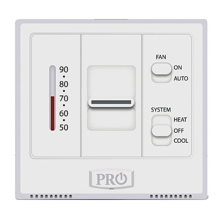 Pro1 Iaq Low Voltage Thermostat, Wall Mount, Hardwired, 24VAC T501M