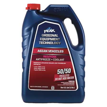 Peak Antifreeze Coolant, 1 gal. Sz, 8.0 pH PARB53-01-GR