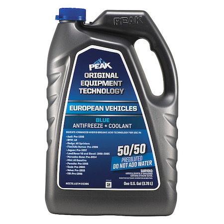 Peak Antifreeze Coolant, 1 gal. Sz, 8.4 pH PEBB53-01-GR