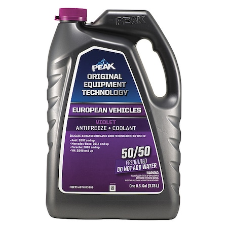 Peak Antifreeze Coolant, 1 gal. Sz, Violet PEVB53-01-GR