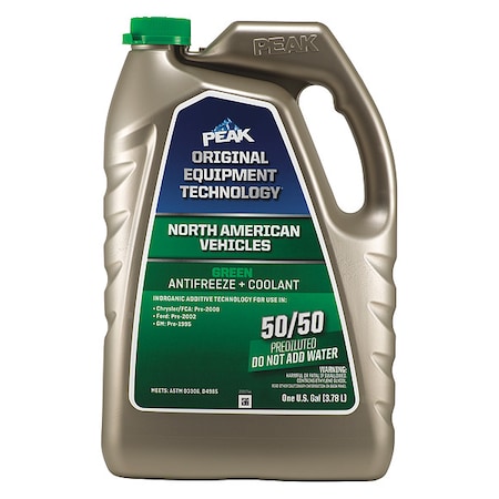 Peak Antifreeze Coolant, 1 gal. Sz, Green NACB53-01-GR