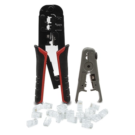 Triplett High Performance Crimper & Connector Kit CAT5-HP-KIT