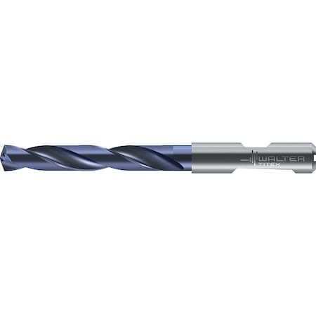 Walter Walter Titex - Solid carbide twist drill, Jobber Length Drill Bit, 74.00 mm L, 7287783 7287783