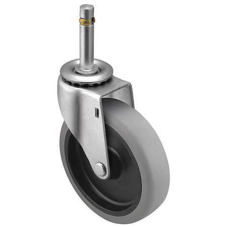Shepherd Hardware 4" X 15/16" Non-Marking Polyurethane Swivel Caster, No Brake, Loads Up To 150 lb PRE40273ZN-TPU
