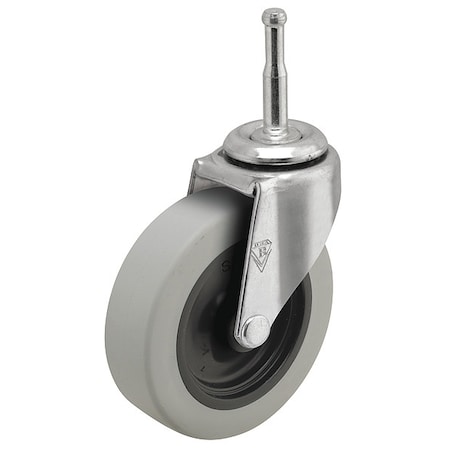 Shepherd Hardware 2" X 13/16" Non-Marking Rubber Thermoplastic Swivel Caster, No Brake, Loads Up To 80 lb PRE20302ZN-TPR