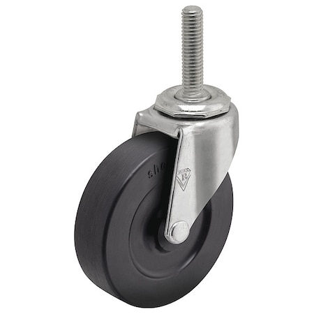 Shepherd Hardware 2" X 13/16" Non-Marking Rubber Soft Swivel Caster, No Brake, Loads Up To 80 lb PRE20507ZN-3R