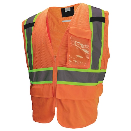 Radians Safety Tether Vest, Type R, Orange, 2X SV272T-2ZOM-2X