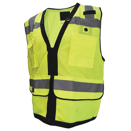 Radians Safety Tether Vest, Heavy Duty, Green, 5X SV59ZT-2ZGD-5X