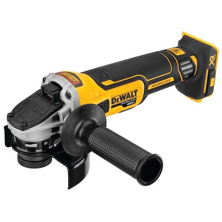 Dewalt 20V MAX XR Angle Grinder, Cordless, 4.5 in. Slide Switch with Kickback Brake DCG405B