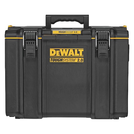 Dewalt ToughSystem 2.0 Tool Box, Plastic, Black, 22 in W x 15 in D x 16 in H DWST08400