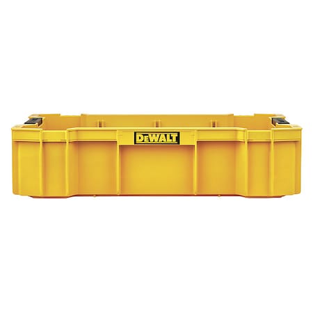 Dewalt Tool Tray, Plastic, Yellow DWST08120