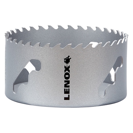 Lenox Hole Saw, Diameter:4.5", Carbide Tipped LXAH3412