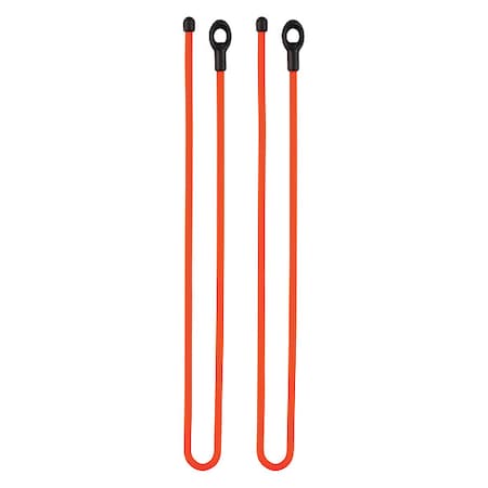 Nite Ize Twist Ties, Rubber, 18 in L, 1/2 in W, PK2 GLS18-31-2R3