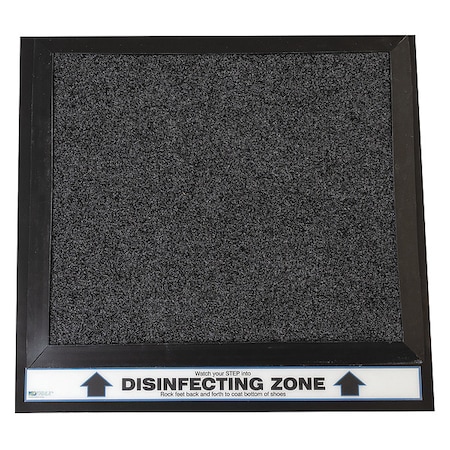Notrax Replacement Mat for Cleaning/Scraping Zone, Vinyl, 24 in W x 24 in L 355SC024CH