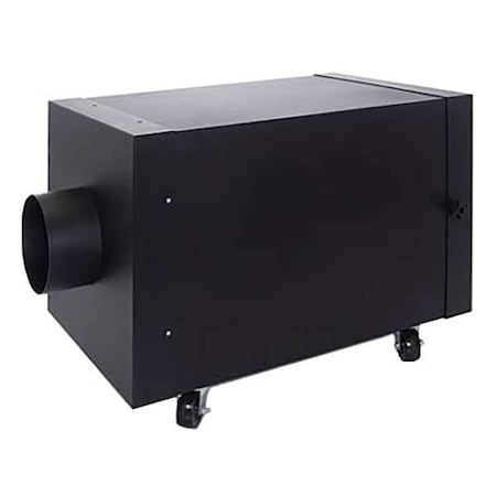 Extract-All Air Scrubber, 500 cfm, Black, 120V AC 400-UCA2-BL