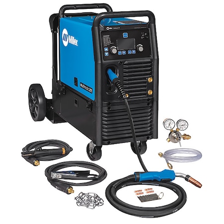 Miller Electric MIG Welder, Multimatic 235, Single-Phase, 208V AC, 220/230/240V AC, 20 to 235A DC, 60 % 951846