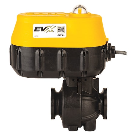Banjo Electronic Actuated Ball Valve, PP, 1 MEVX100