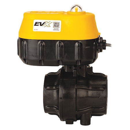 Banjo Electronic Actuated Ball Valve, PP, 2 EVX201