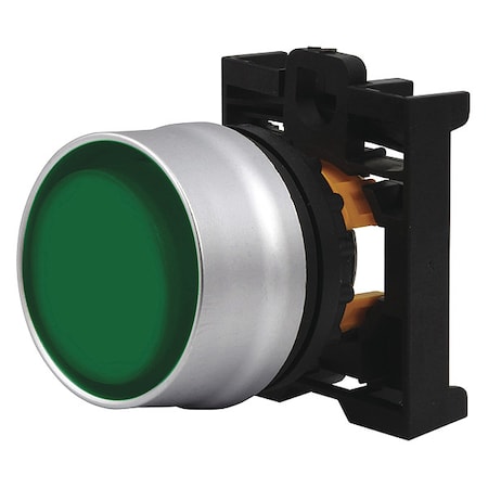 Eaton Ill Mom Pb Guarded Extd Yel, 22.5 mm, Green M22-DGLH-G