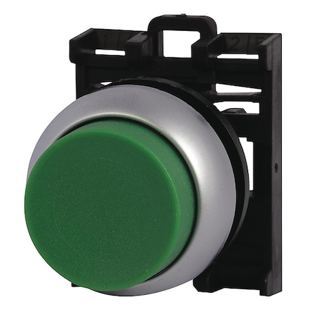 Eaton ExtendedPushButton, Green, Non-Illum, 22mm M22-DRH-G