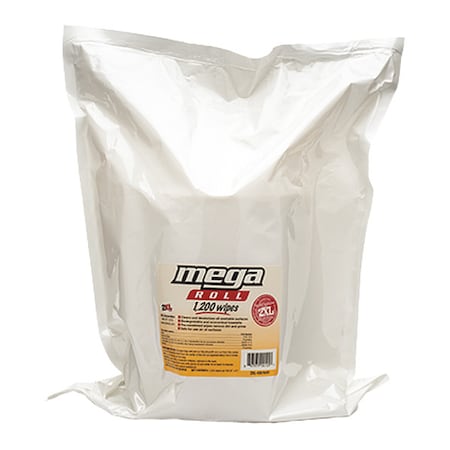 2Xl Cleaning Wipes, 12 1/2"x11", 1,200 ct, PK2 2XL420