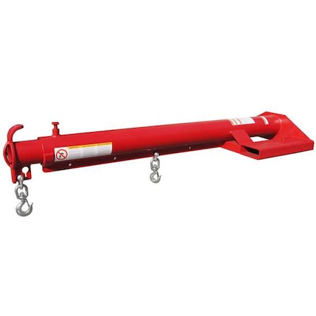 Dayton Fork Truck Boom, 4,000 lb, Red 60JC99