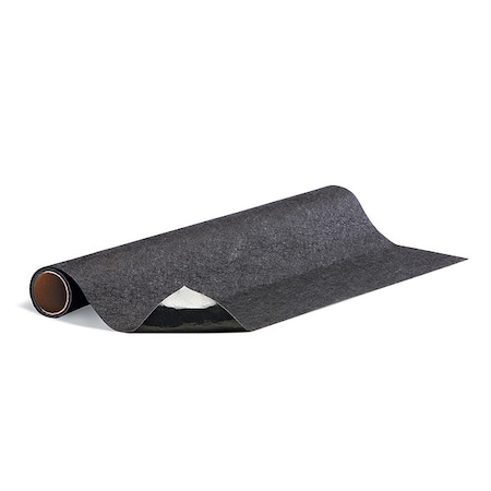 Pig Entrance Mat, Polypropylene, 1/8 in Thick, Black, 3 ft W x 5 ft L GRP36209-BK