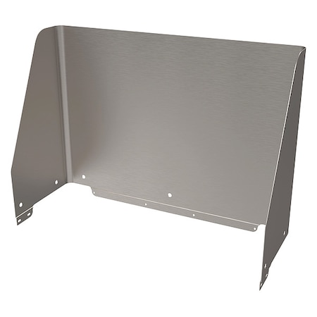 Acorn Controls Splash Guard, SS, Silver PS1000-SG