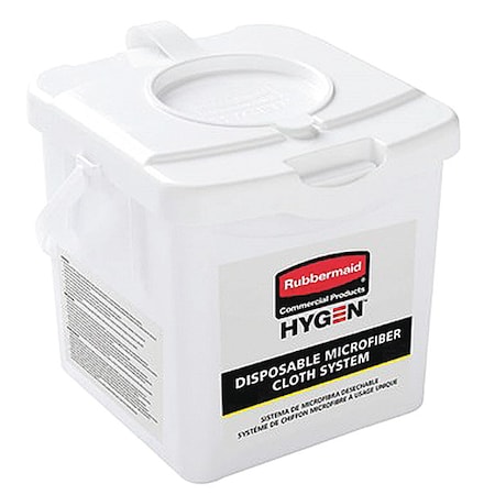 Rubbermaid Commercial Wipes Bucket Dispenser, White, PK4 2135007