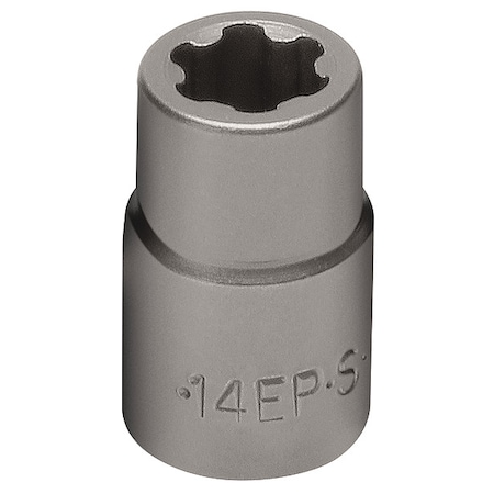 Sk Professional Tools Socket, 3/8 in Drive, 6-Point Shape, 42714 42714
