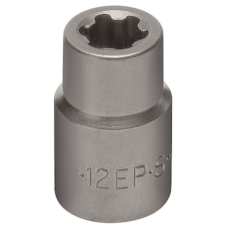 Sk Professional Tools Socket, 3/8 in Drive, 6-Point Shape, 42712 42712