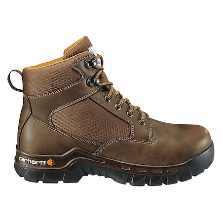 Carhartt Men's 6-Inch Work Boot, 9 M, Steel Toe, 6 in H, Brown, CMF6284 CMF6284 9M