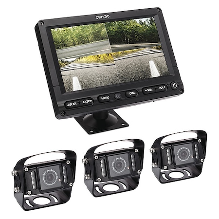 Optimo Electronics Camera System, 7 in Monitor Size SYS-7433ED