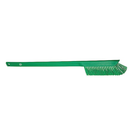 Remco 59/100 in W Wand Brush, Medium, 17 in L Handle, 2 9/25 in L Brush, Green, Plastic 41972