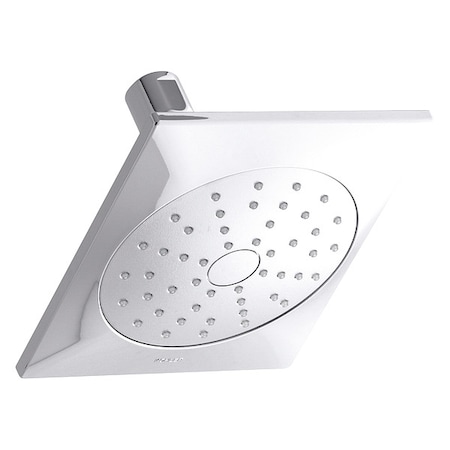 Kohler Fixed Showerhead, Metal 45215-G-CP