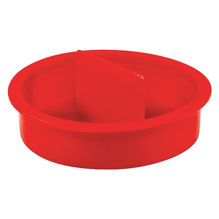Caplugs Center Pull-Tab Tapered Plug, Red, LDPE 1000 PK CPT-19 CPT19Q1