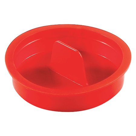 Caplugs Center Pull-Tab Tapered Plug, Red, LDPE 200 PK CPT-24S 99191147