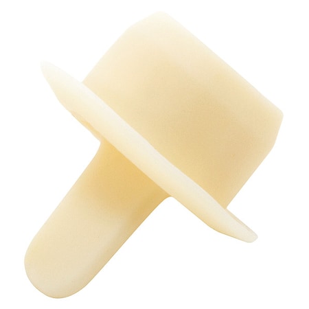 Caplugs Ergo Center Pull, Natural, Thermoplastic Rubber 1000 PK ECP-1/2 QECP1/2Q1