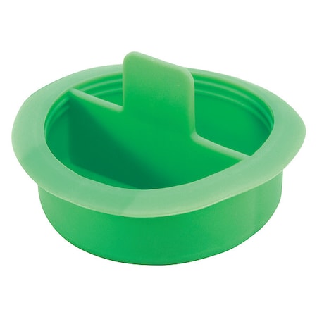 Caplugs Ergo Center Pull, Green, Thermoplastic Rubber 400 PK ECP-1 1/2 QECP1-1/2Q1