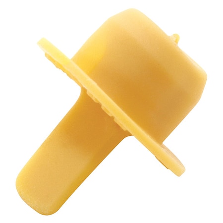 Caplugs Ergo Center Pull, Yellow, Thermoplastic Rubber 5000 PK ECP-7/16 ECP7/16Q1