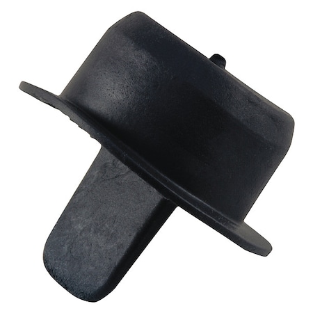 Caplugs Ergo Center Pull, Black, Thermoplastic Rubber 600 PK ECP-M27 QECPM27Q1