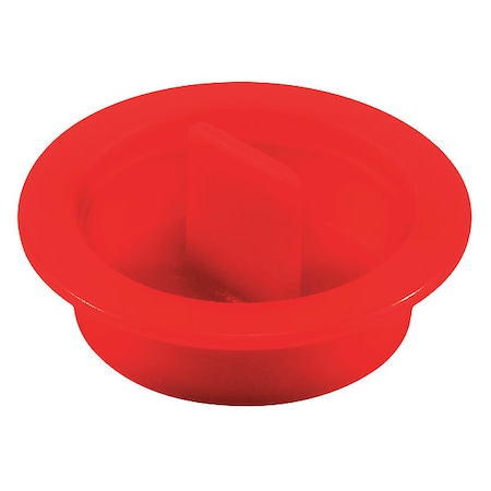 Caplugs Center Pull-Tab Tapered Plug, Red, LDPE 5000 PK CPT-6XW CPT6XWQ1
