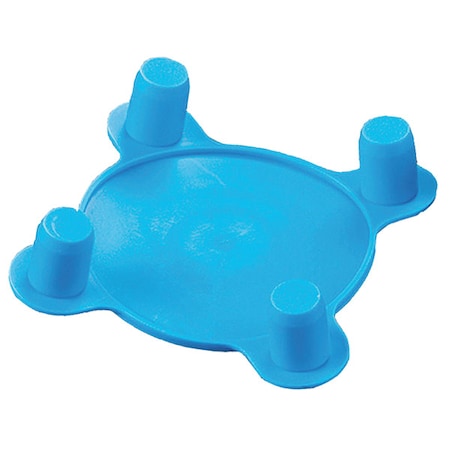 Caplugs FLANGE PROTECTOR STUD HOLE, Blue, Low Density Polyethylene 20 PK FC-150-4 QFC150-41AB1