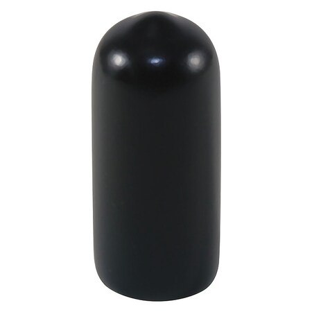 Caplugs Straight Sided Cap, Black, Vinyl 500 PK HVC-375-16 99192289