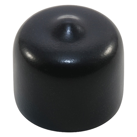 Caplugs High Temp Vinyl Caps, Black, Vinyl 3000 PK HVC-600-8 C415C21B