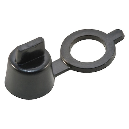 Caplugs Grease Cap, Black, Low Density Polyethylene 500 PK GC-5 99191548