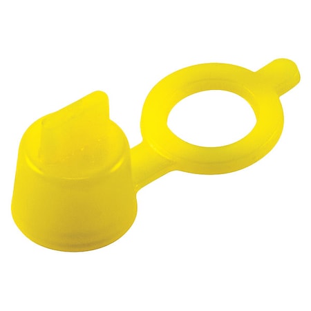 Caplugs Grease Cap, Yellow, Low Density Polyethylene 2500 PK GC-5 360501KB